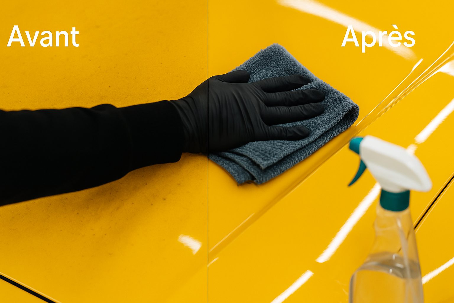 Avant – carrosserie poussiéreuse