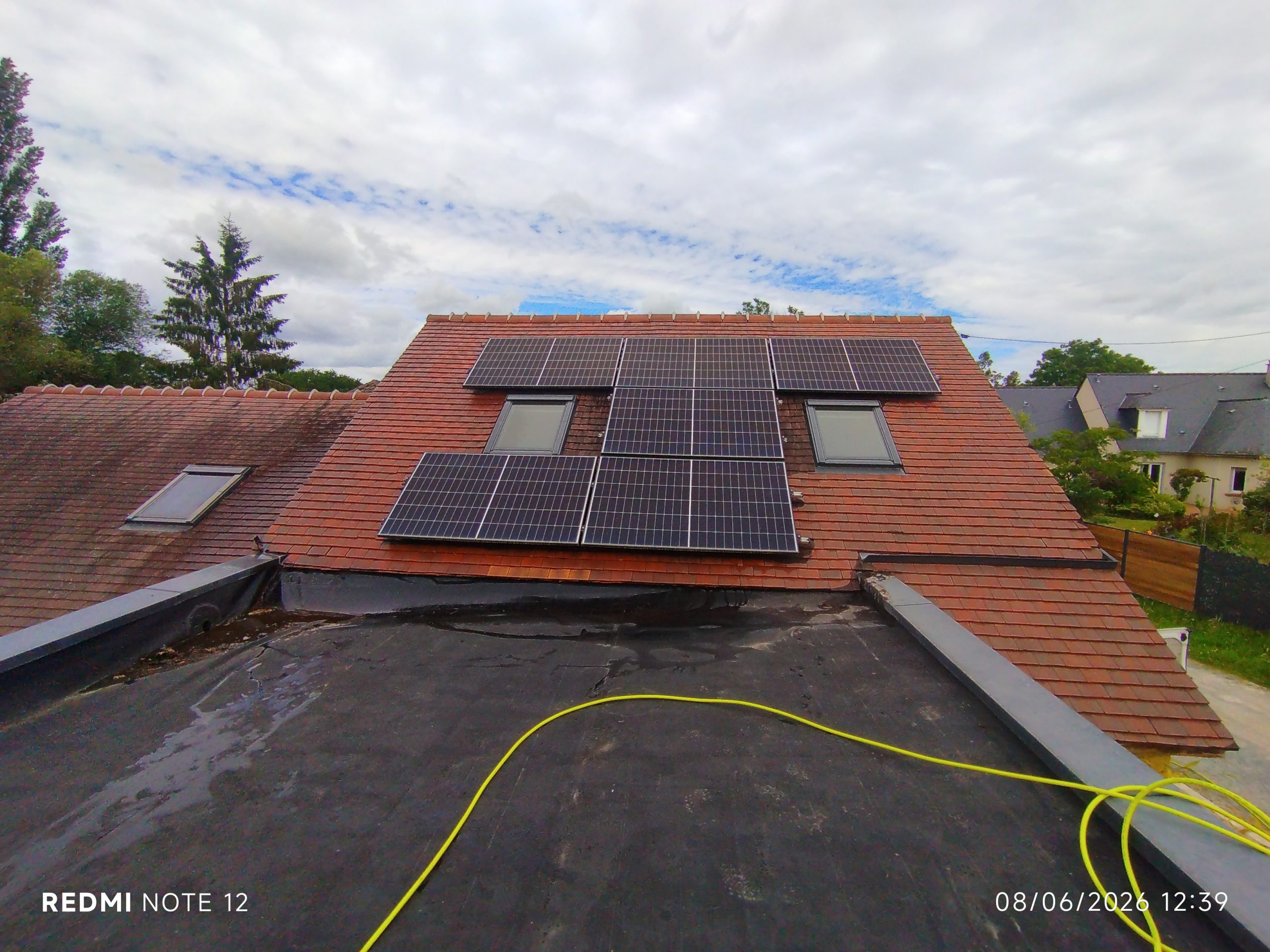 Nettoyage de panneaux solaires en Sarthe
