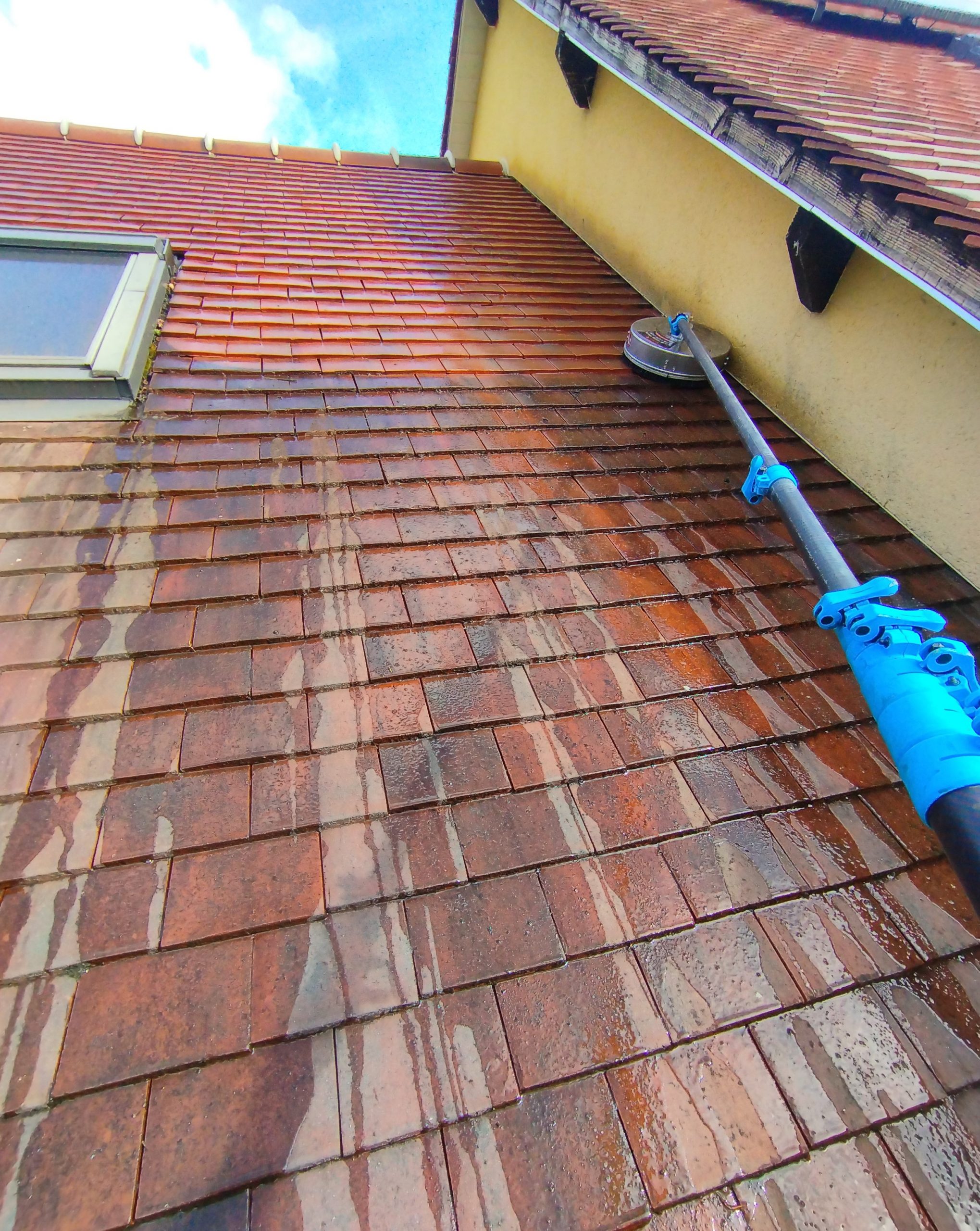 Nettoyage de toiture en Sarthe