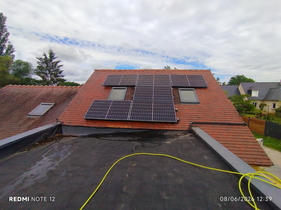 Nettoyage de panneaux solaires en Sarthe