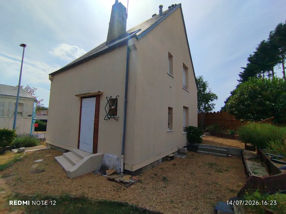 Maison au Mans après le nettoyage et le traitement des façades